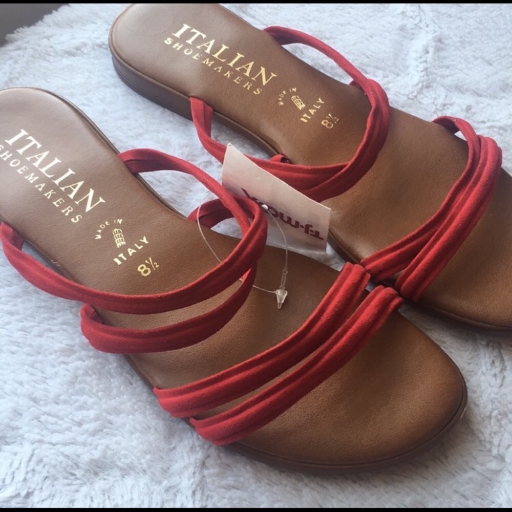 NWT 🔴 Sandals Italian ShoeMakers